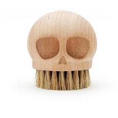 suck UK 多用途清潔洗滌骷髏頭骨刷, 混合顏色, 1個