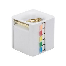 五體舒泰一次整理的便條夾分配器, 淺灰, 1個