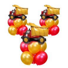 WOW PARTY KOREA 卡車氣球架組, 混合顏色, 3套