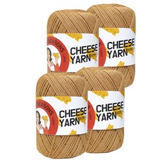 Nitteu 起司紗 小物件編織線 60g, 5 米色