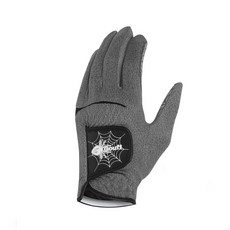 Gofood 蜘蛛網高爾夫手套 左手用, 真實灰, 1個