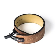 BLACKTOUGH 快扣腰帶 健力 健身 護腰帶 S 10cm, 復古棕色