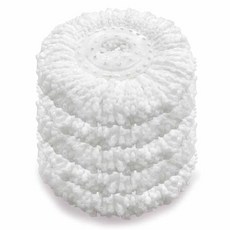 清掃與白色替換型拖把 19cm, 5個