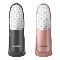 Damonddak 足部去角質器 黑色 + 玫瑰金, 1套