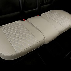 River Fox 汽車後座皮質透氣坐墊, 灰色, 1個