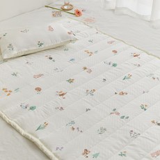 쉬즈홈 국내제조 인견 유아 패드, 요거트 아이보리