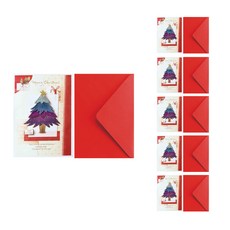 From&To 聖誕卡片 6入 + 信封 6入 組, S151q5, 1套