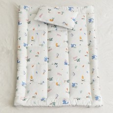 De Grey 人造絲孩童睡墊, Dino Blue, 1件