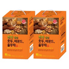 우리차 천마 담은 호두 아몬드 율무차, 18g, 80개입, 2개