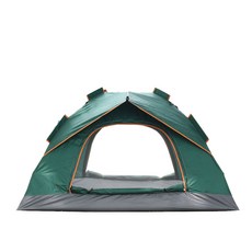 HEWOLF 一鍵式自動帳篷, 綠色, 3-4人