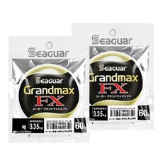 SEaGUar Grand Max FX 碳纖維 淡水 海水 子線 60m 2入, 混合色