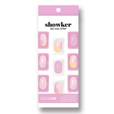 컬러랩 쇼커 스트립 리얼 젤 스티커, 스프링 마블, 1개