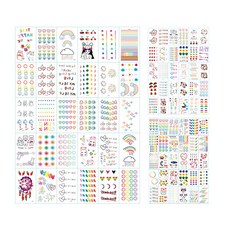 O-ON自助彩色紋身貼紙 90種, 1套, 混色