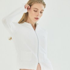 MY COLOR IS 女款簡約Logo針織開襟衫