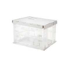 Cafe Club折疊式收納箱 折疊箱 小, 透明度, 1個