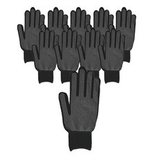 Sunwoo Planning PU圓點斑點手套 S, 黑色, 10個