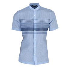 JEAN PIERRE 男款立領短袖牛津襯衫 CTDJ2060M1