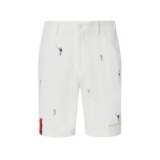 더블플래그 허리밴드 하프팬츠 HXPA1B017CR