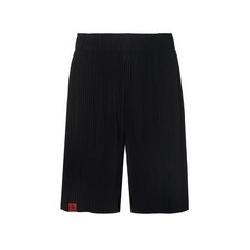 더블플래그 단색 밴딩팬츠 HXPA1B021BK