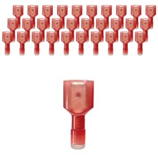 完全PG新柱端子 250 TAB 1.5 SQ 紅色, 200個