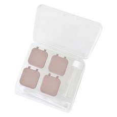 에이홉 심플 컬러 콘택트 렌즈케이스, 핑크, 1개