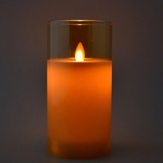 LED仿真玻璃蠟燭杯 L號, 單色