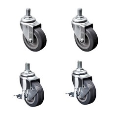 一般輪子 2入 + 煞車輪子 2入 組, 1套