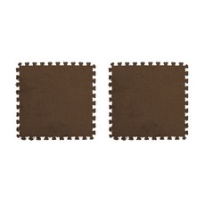 알럽홈 퍼즐형 바닥 폼매트 30 x 30 cm, 브라운, 2개