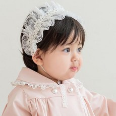 LITTLE TINI 嬰兒蕾絲洛可可式軟帽