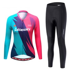 LEOBAIKY 女式 Pro Line 長袖上下套裝 LBFL21-02