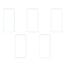 강화유리 9H 방탄 2.5D 휴대폰 액정보호필름 투명 5p 세트, 1세트