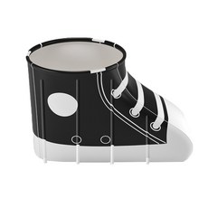 成人折疊浴缸Sneakers 大型, 黑色的, 1個