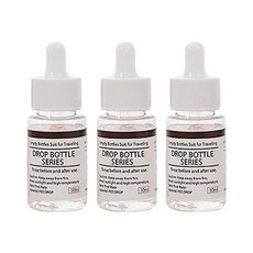 Hallo Beauty 透明滴管精華液空瓶 30ml, 3個, 單一顏色