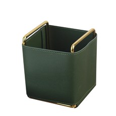 Gongganlove 皮革筆筒, 綠色, 1個