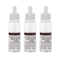 Hallo Beauty 透明滴管精華空瓶 50ml, 3個, 單一顏色