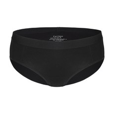 CYCLEAN 女士無襯里三角棉三角褲, 黑色的