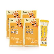 olea 維生素A+金盞花萃取葉黃素粉隨身包 藍莓味 30入, 60g, 4盒