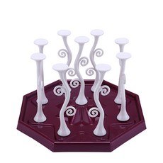 樹枝型9格杯架瀝水架 YT_RA440, 混色, 1個