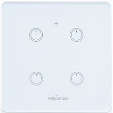 Smartbill IOT語音識別可智慧開關 4孔 白色, 1個