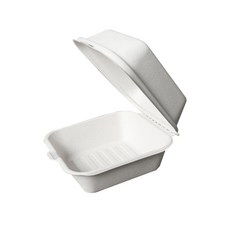 紙漿便當盒3號, 50入, 1個