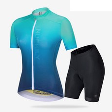 NUCKLIY BikeLab 女式 Pro Line 短袖上下套裝 NFSJS001