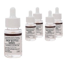 Hallo Beauty 透明滴管精華液空瓶 30ml, 5個, 單一顏色