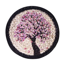 繽紛布繩杯墊, 櫻花, 1個