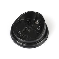 테이크아웃 컵 종이컵뚜껑 300ml 370ml 롱개폐 블랙, 1000개입, 1개