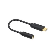 컴스 USB 3.1 C타입 4극 오디오 컨버터 젠더, DM845, 1개