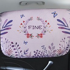 汽車窗圖案印花磁吸式遮陽罩, 2個, 美好的