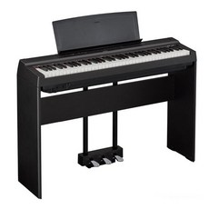 야마하 디지털 피아노 73건반, P-121B, 블랙, 1개