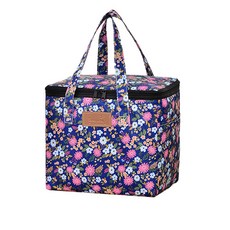 方形線條保冷袋, 海軍藍