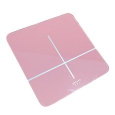 코바스 USB충전 전자 체중계, WEI0001, 핑크, 1개