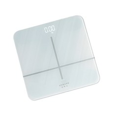 코바스 USB충전 전자 체중계, WEI0001, 화이트, 1개